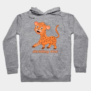 Leopard Striding Out Hoodie